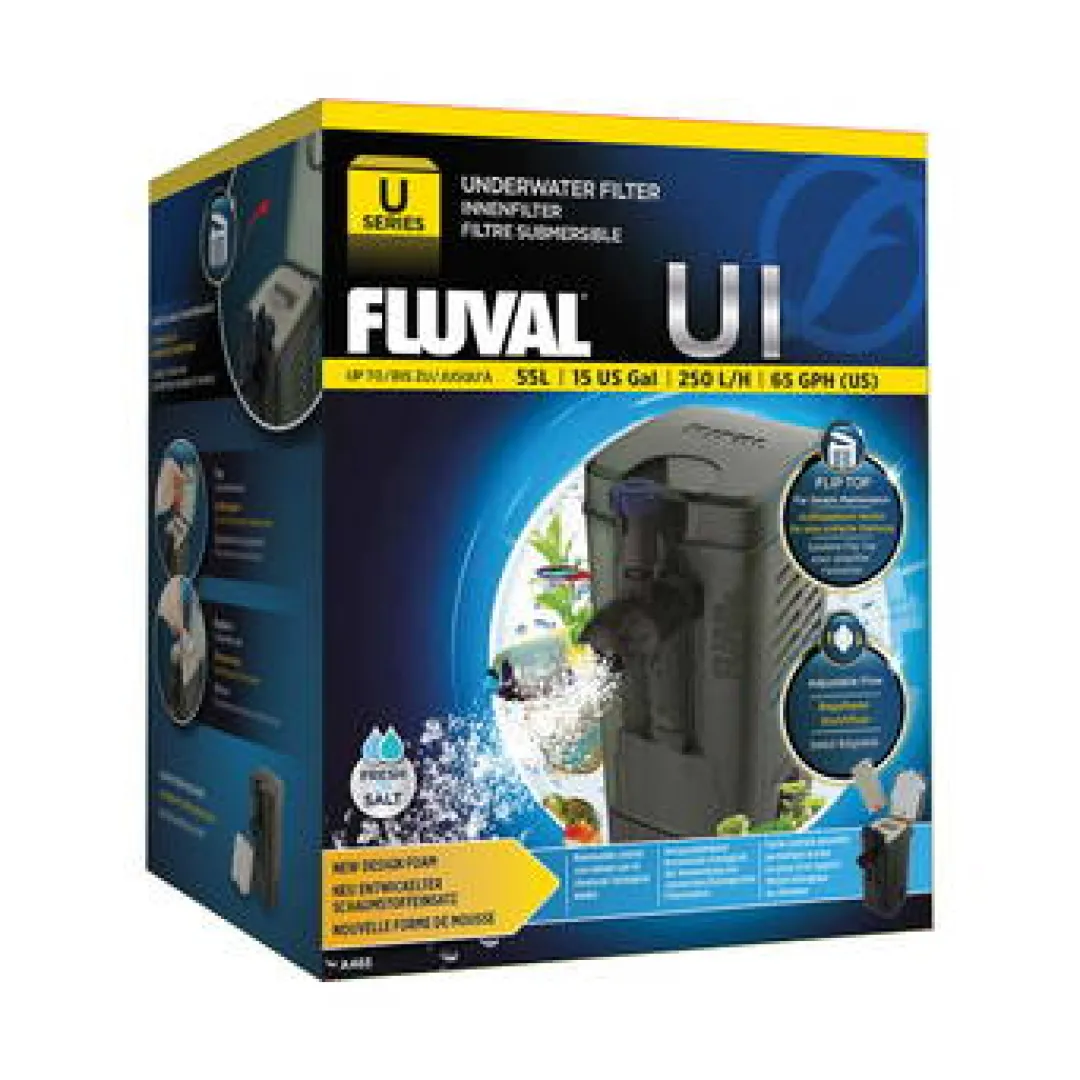 New U1 Indvendigfilter 250 l/t Akvariefilter Og Pumpe