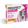 Hot Frontect spot on 3 x 1 ml til hunde 5-10 kg - effektiv beskyttelse mod parasitter Plejemidler Til Hund Med Fokus På Sundhed Og Velvære