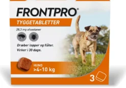 Discount FRONTPRO 28,3 mg tyggetabletter 4-10 kg Plejemidler Til Hund Med Fokus På Sundhed Og Velvære