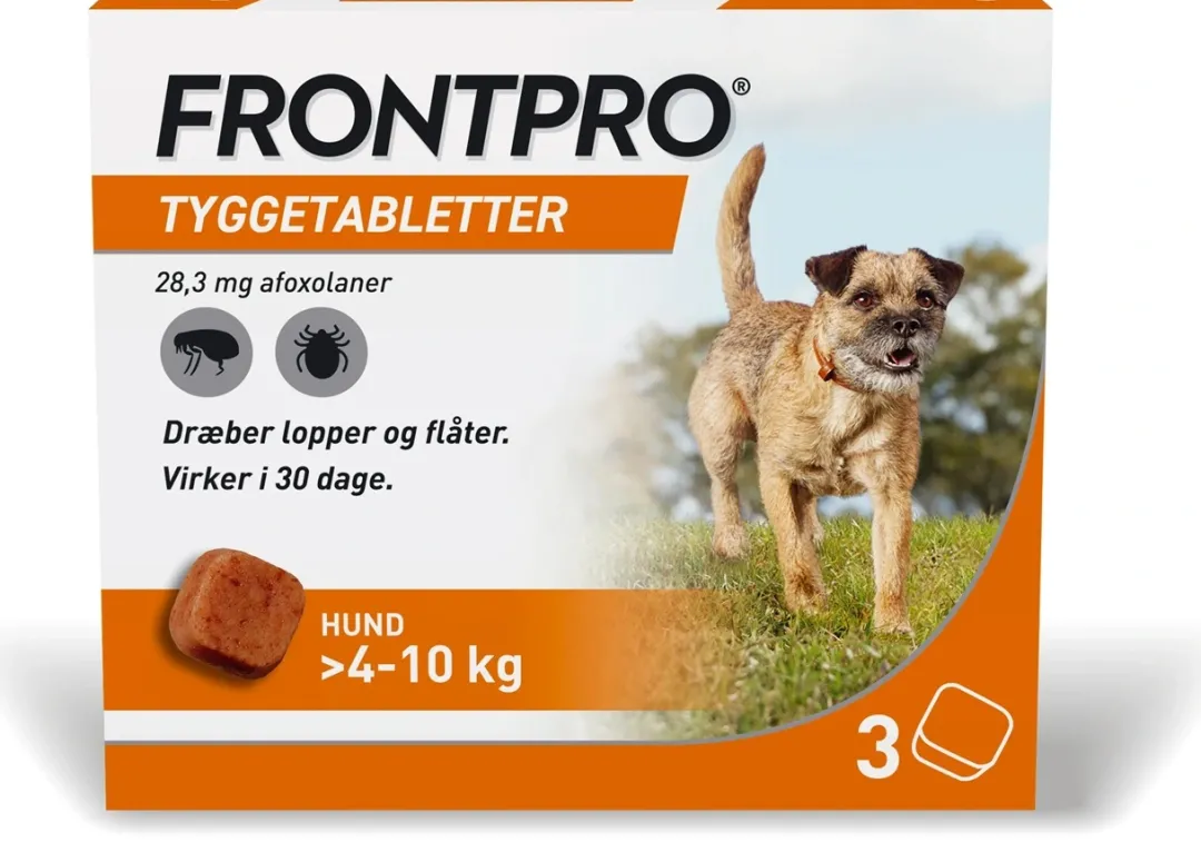 Discount FRONTPRO 28,3 mg tyggetabletter 4-10 kg Plejemidler Til Hund Med Fokus På Sundhed Og Velvære