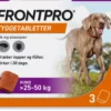 Discount FRONTPRO 136 mg tyggetabletter 25-50 kg Plejemidler Til Hund Med Fokus På Sundhed Og Velvære
