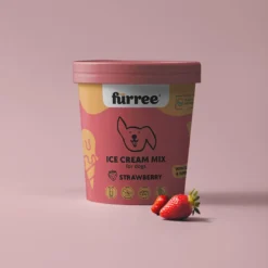 Outlet FÜRREE Icecream med Jordbær Hundeguf Og Tyggeben Til Hunde