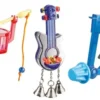Sale Fuglelegetøj Musik harpe, tromme eller guitar Fuglelegetøj