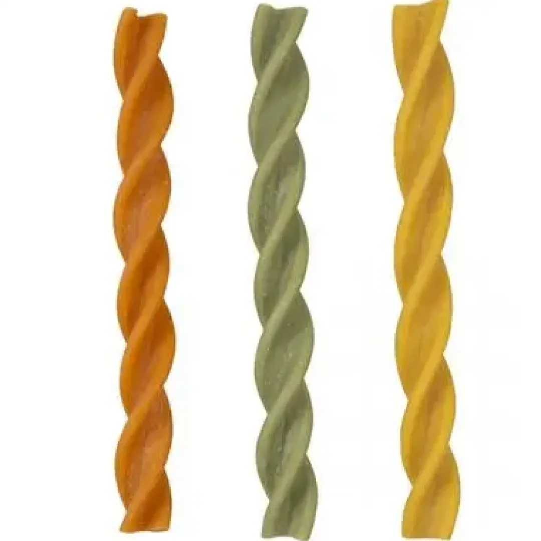 Garden Bites Fruity Dental Swirls Mix 13 cm 30 stk (vegetabilsk) - tandrensende hundesnacks Snacks Til Hvalpe - Lækre Godbidder Til Træning Og Forkælelse|Hundeguf Og Tyggeben Til Hunde