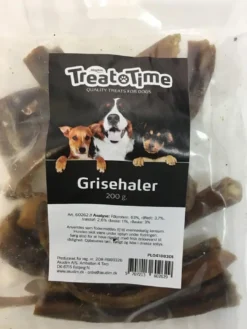 Hot Grisehaler 200 g - Naturlige hundesnacks Snacks Til Hvalpe - Lækre Godbidder Til Træning Og Forkælelse|Hundeguf Og Tyggeben Til Hunde