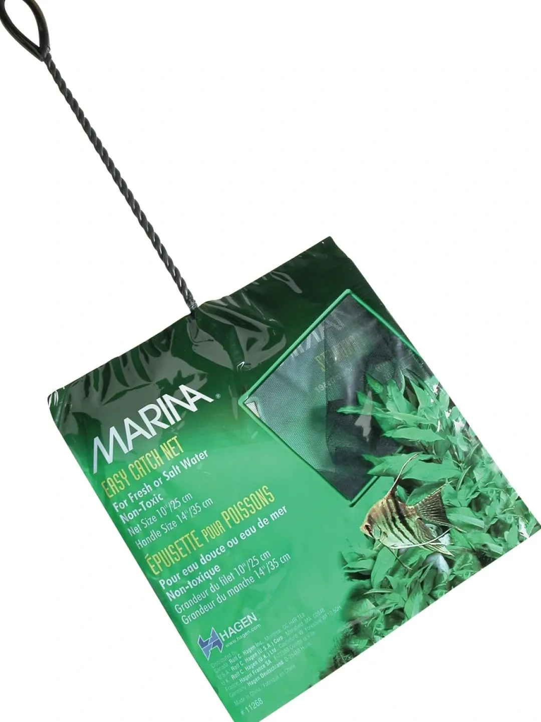 Clearance Fiskenet grovmasket 25 cm 35 cm skaft Sort Andet Akvarieudstyr