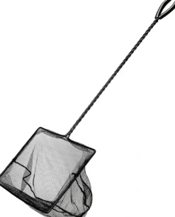 New Fiskenet grovmasket 20 cm Sort Andet Akvarieudstyr