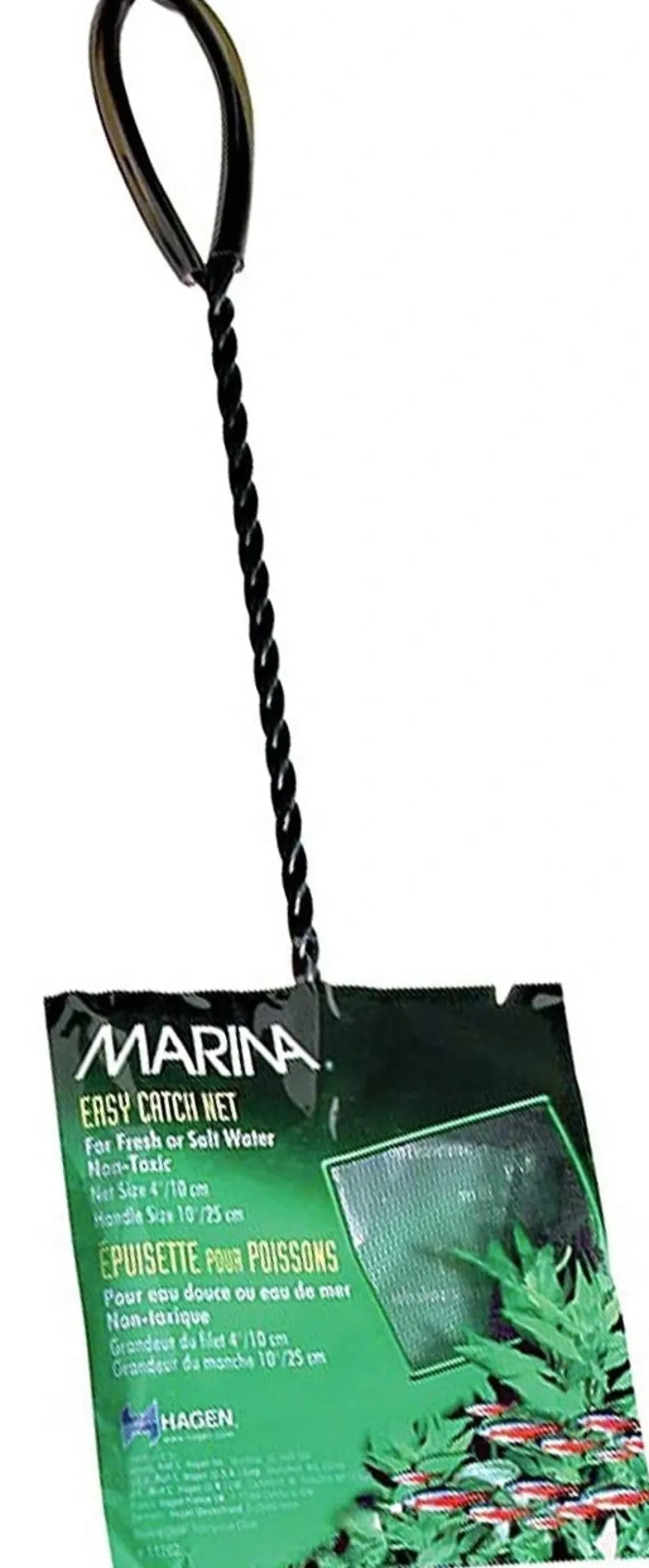 Sale Fiskenet grovmasket 10 cm Sort Andet Akvarieudstyr
