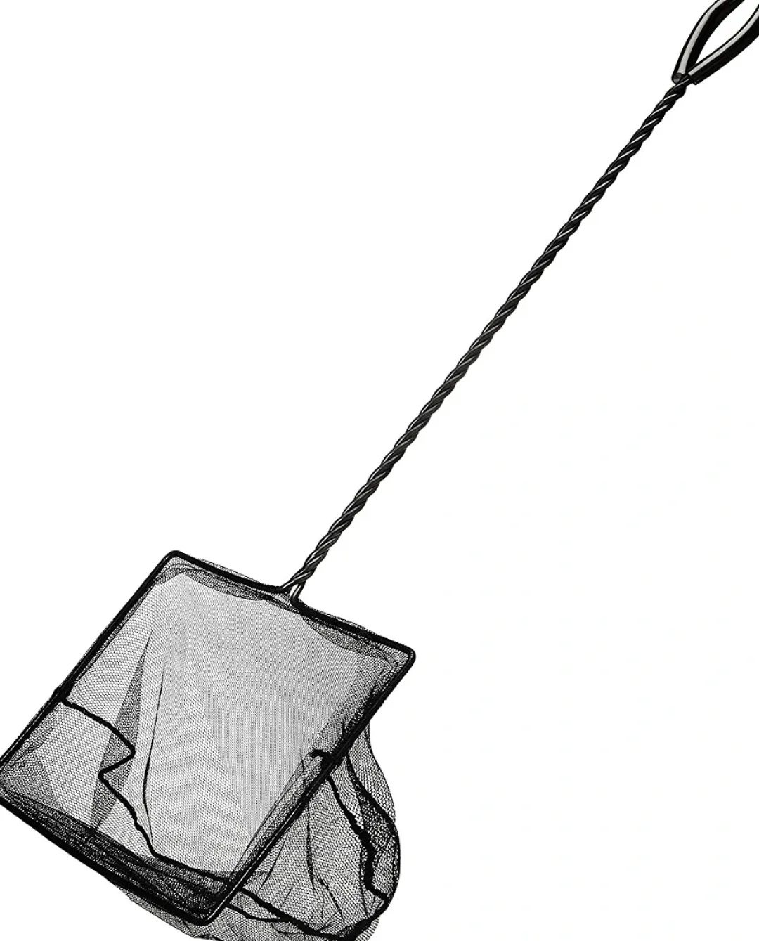 Discount Fiskenet grovmasket 20 cm 40 cm skaft Sort Andet Akvarieudstyr