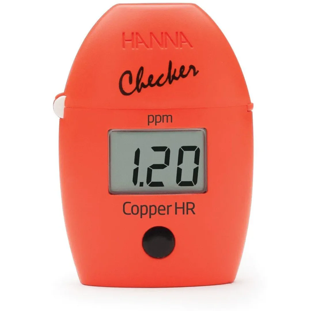 Outlet Hanna Checker HC HI702 til høje kobberniveauer i ferskvand (0,00 til 5,00 mg/l) Måleudstyr Til Akvarium