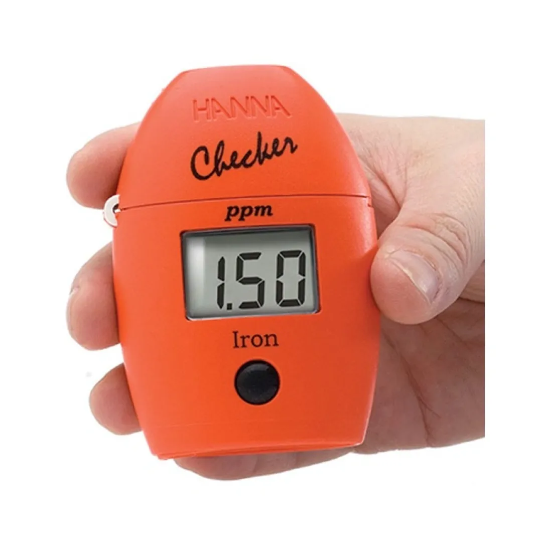 Outlet Hanna Checker HC HI721 til Jern (Fe) niveauer i ferskvand (0,00 til 5,00 mg/l) Måleudstyr Til Akvarium