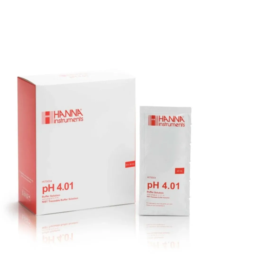 Online HI-70004P PH 4.01 Buffer Brev 20 ml Måleudstyr Til Akvarium
