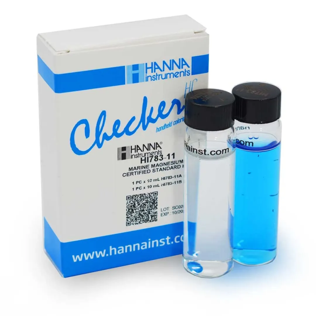 Discount Hanna Kalibreringstandard HI783-11 til Hanna Checker HI783 Magnesium i saltvand Måleudstyr Til Akvarium