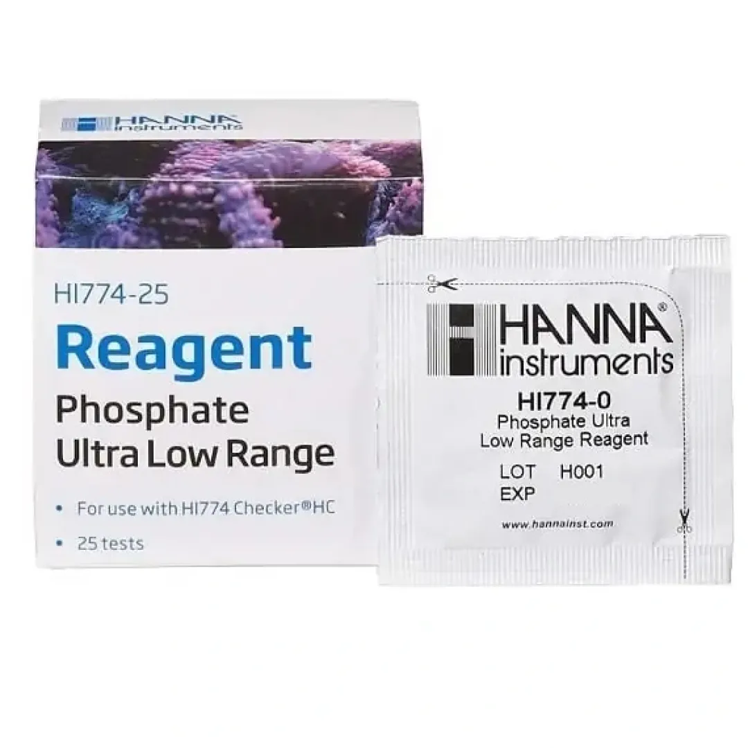 Clearance Hanna Marine Reagents Phosphate ULR HI774-25 Måleudstyr Til Akvarium