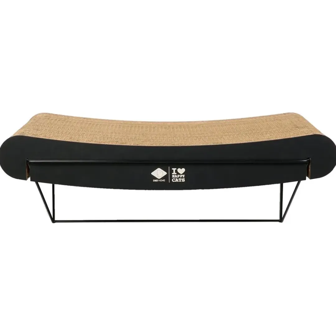 Discount HappyCat DAVID Buet Vægmodul 60x29x24 cm Sort/Brun Pap-kradsebræt Killingesenge Og Afslapningspladser - Trygge Hvilepladser Til Små Katte|Kradsetræer Og Klatremøbler Til Kat