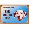 Sale Her vogter jeg skilt med Dalmatiner Tilbehør Til Hund - Alt Til En Glad Og Tryg Hverdag For Din Bedste Ven
