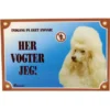 Hot Her vogter jeg skilt med Puddel Tilbehør Til Hund - Alt Til En Glad Og Tryg Hverdag For Din Bedste Ven