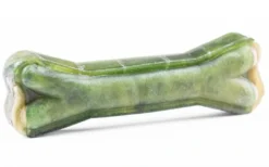 Discount Håndlavet Presset Tyggeben med fyld af klorofyl 12 cm 55 g - kompakt hundesnack Hundeguf Og Tyggeben Til Hunde
