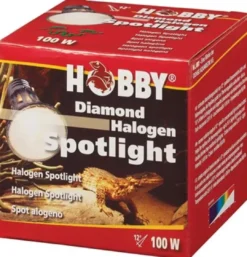 Sale Diamond Halogen spotlight 100 watt Terrarielysstofrør, Pærer Og Varme