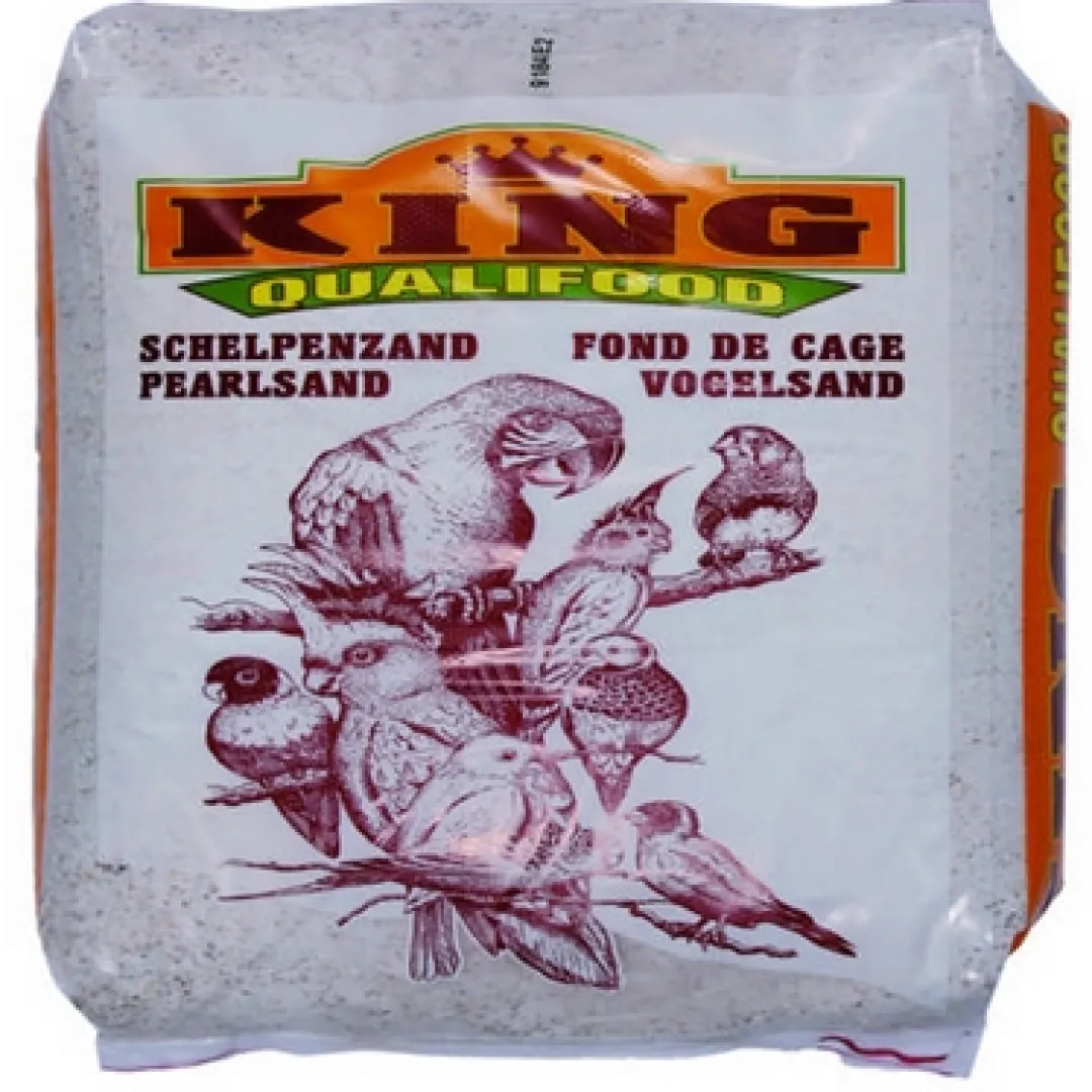 Hobby First Hvid fuglesand med anis 20 kg Bundlag Og Udstyr Til Fuglebure
