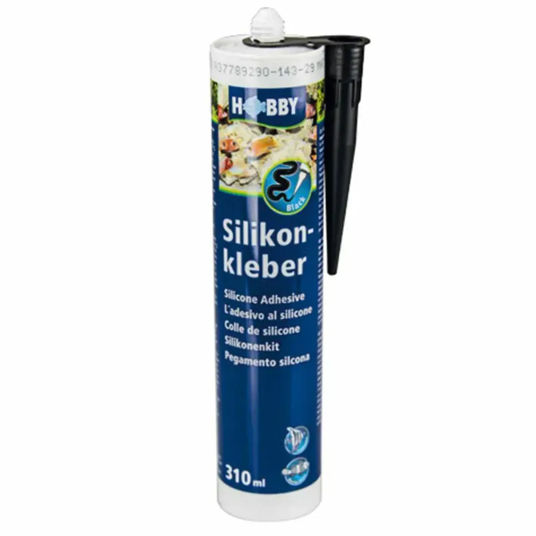 Outlet Sort Akvarie silikone 300 ml Andet Akvarieudstyr|Tilbehør Til Terrarier