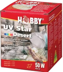 Discount UV Star Desert 50 Watt Terrarielysstofrør, Pærer Og Varme