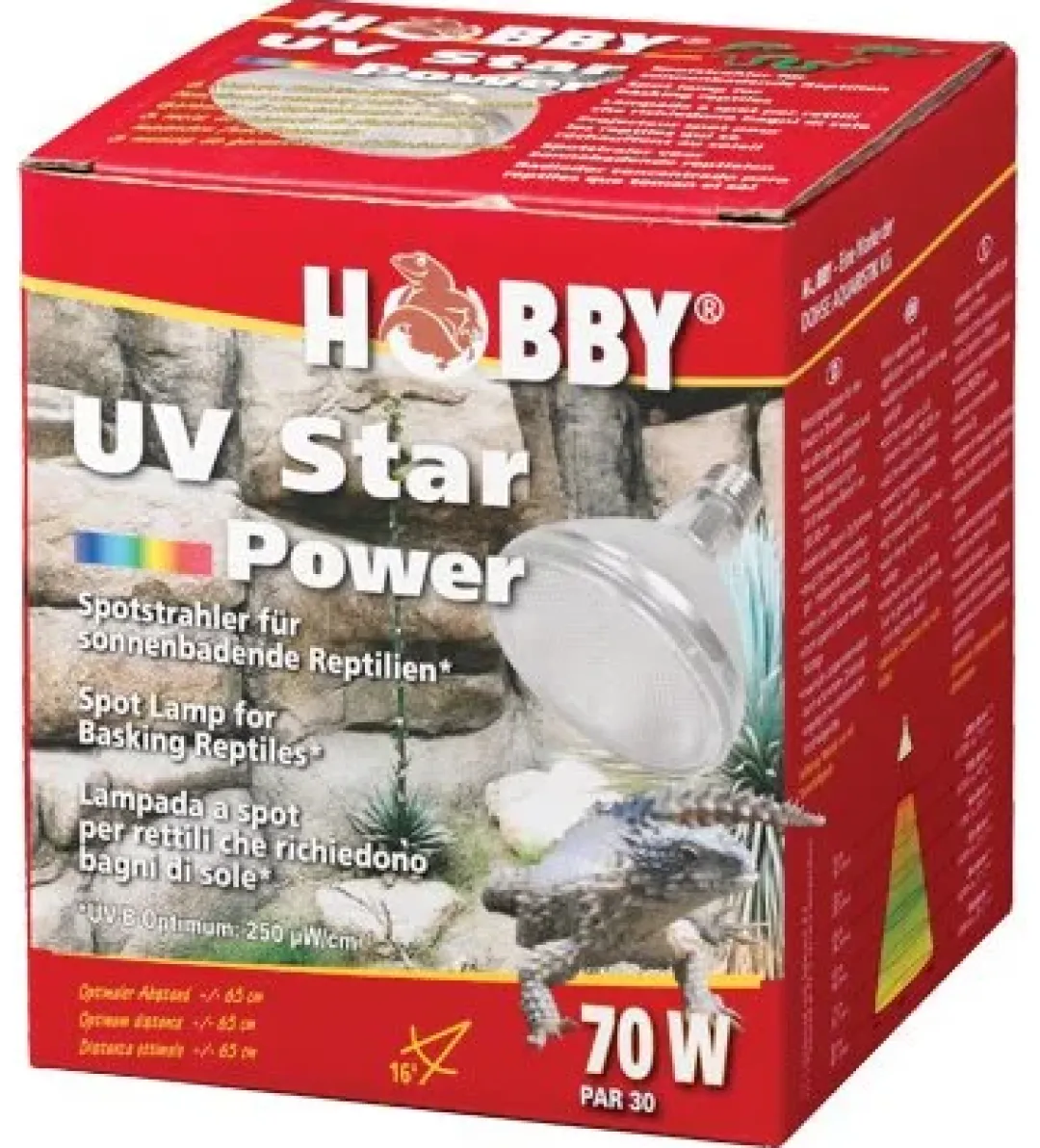 Clearance UV Star Power 70 Watt Terrarielysstofrør, Pærer Og Varme