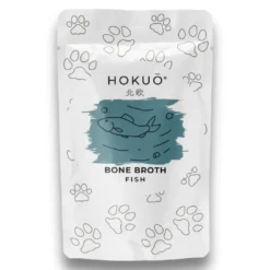 Hot Hokuo Fish Bone Broth 100 ml - naturlig fiskebouillon til hunde og katte Hundefoder|Fodertilskud Til Hvalpe - Støtte Til Sund Vækst Og Trivsel