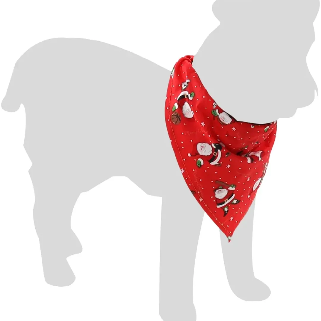 Outlet Hunde Juletørklæde 60 x 31 cm - jule hundetilbehør Julelegetøj Til Dyr
