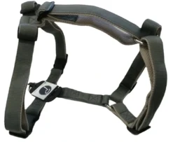 Sale Hundesele Nylon Grå justerbar Grå str. 54-70 cm 20 mm - åndbar komfort Hundeseler Til Alle Behov Og Hundestørrelser