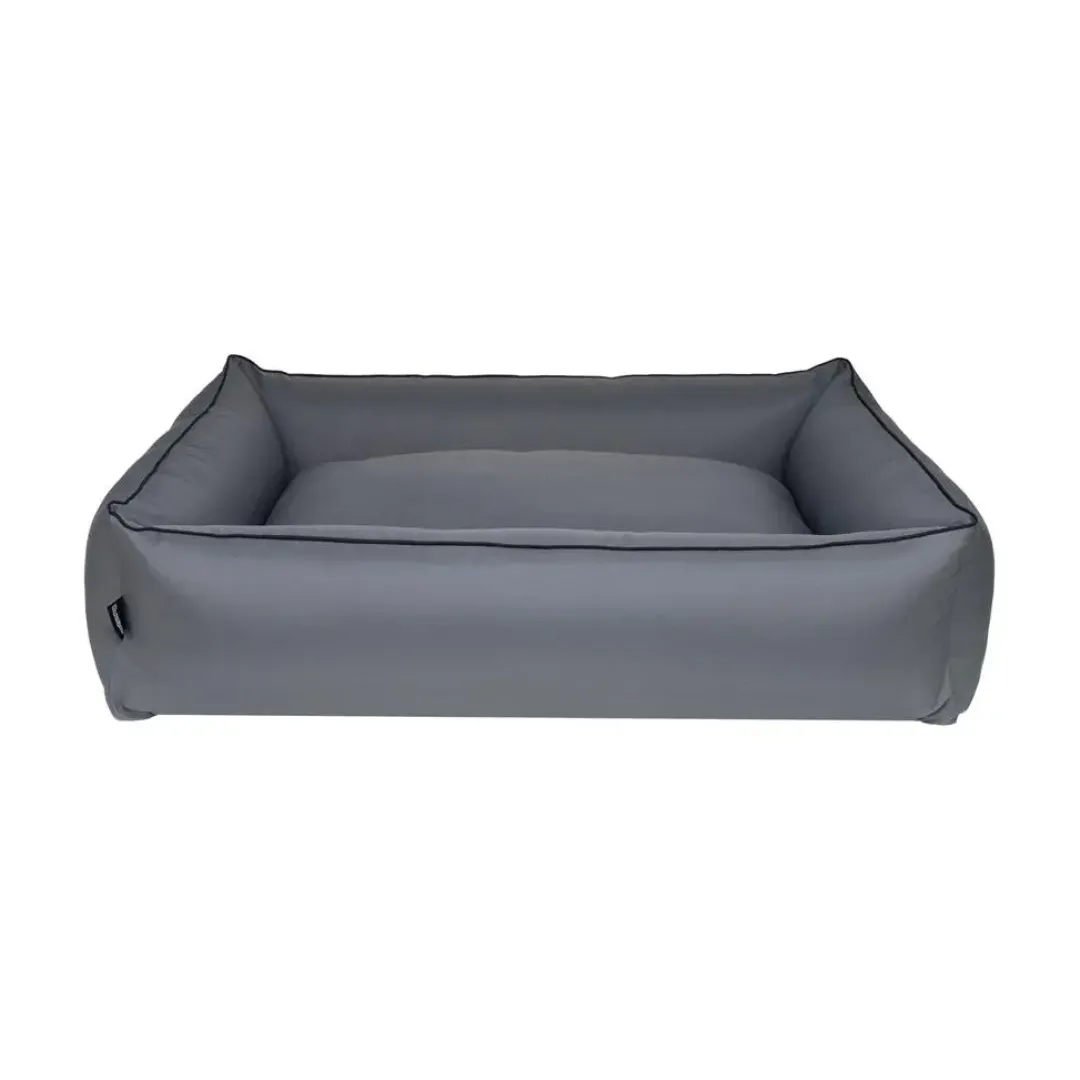 Discount Hundeseng GOLF Large 90x75 cm Grå Hundesenge Og Kurve Til Hunde - Bløde Og Komfortable|Sovepladser Til Hvalpe - Hundesenge, Kølemåtter Og Trygge Hvilesteder