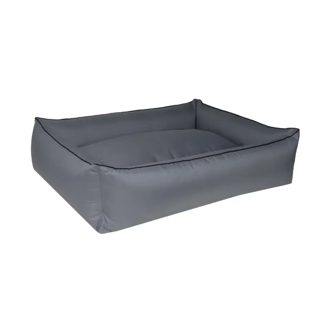 Discount Hundeseng GOLF Large 90x75 cm Grå Hundesenge Og Kurve Til Hunde - Bløde Og Komfortable|Sovepladser Til Hvalpe - Hundesenge, Kølemåtter Og Trygge Hvilesteder