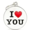 Best Hundetegn My Family I Love You Hundetegn Til Hvalpe - Sikkerhed Og Tryghed Hvis Hvalpen Løber Væk|Hundetegn Og Smykker Med Stil Og Sikkerhed