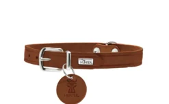 Sale Aalborg Sport Cognac 32 hundehalsbånd - 24-29 cm Hvalpehalsbånd - Bløde Og Sikre Halsbånd Med Perfekt Pasform Til Din Hvalp|Hundehalsbånd Med Stil - Komfort Og Sikkerhed Til Din Hund