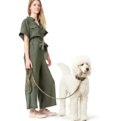 Discount Aalborg Sport Oliven 42 hundehalsbånd - 32-38 cm Hvalpehalsbånd - Bløde Og Sikre Halsbånd Med Perfekt Pasform Til Din Hvalp|Hundehalsbånd Med Stil - Komfort Og Sikkerhed Til Din Hund