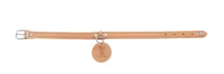 Clearance Aalborg Sport Tan 32 hundehalsbånd - 24-29 cm Hvalpehalsbånd - Bløde Og Sikre Halsbånd Med Perfekt Pasform Til Din Hvalp|Hundehalsbånd Med Stil - Komfort Og Sikkerhed Til Din Hund