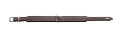 Clearance Basic halsbånd str.42 Brun - 35,0-39,5 cm Hvalpehalsbånd - Bløde Og Sikre Halsbånd Med Perfekt Pasform Til Din Hvalp|Hundehalsbånd Med Stil - Komfort Og Sikkerhed Til Din Hund