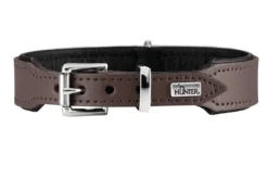 Basic halsbånd str.55 Brun - 41,0-49,0 cm Hvalpehalsbånd - Bløde Og Sikre Halsbånd Med Perfekt Pasform Til Din Hvalp|Hundehalsbånd Med Stil - Komfort Og Sikkerhed Til Din Hund