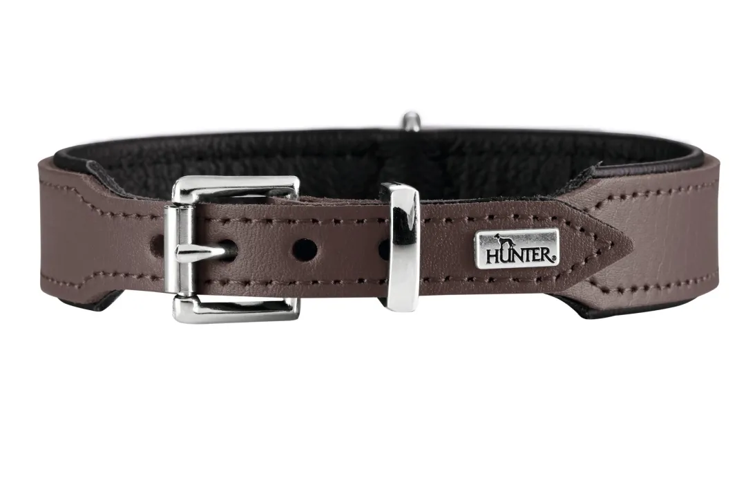 Basic halsbånd str.65 Brun - 51,0-58,5 cm Hvalpehalsbånd - Bløde Og Sikre Halsbånd Med Perfekt Pasform Til Din Hvalp|Hundehalsbånd Med Stil - Komfort Og Sikkerhed Til Din Hund