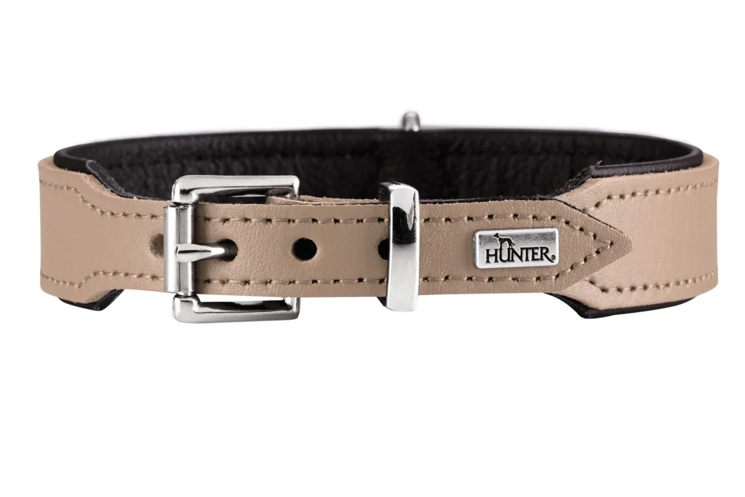 Discount Basic halsbånd str.32 Stone - 24,0-28,5 cm Hvalpehalsbånd - Bløde Og Sikre Halsbånd Med Perfekt Pasform Til Din Hvalp|Hundehalsbånd Med Stil - Komfort Og Sikkerhed Til Din Hund