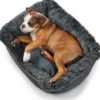Hot Bergamo hundesofa 60x40 cm Antracit Hundesenge Og Kurve Til Hunde - Bløde Og Komfortable|Sovepladser Til Hvalpe - Hundesenge, Kølemåtter Og Trygge Hvilesteder