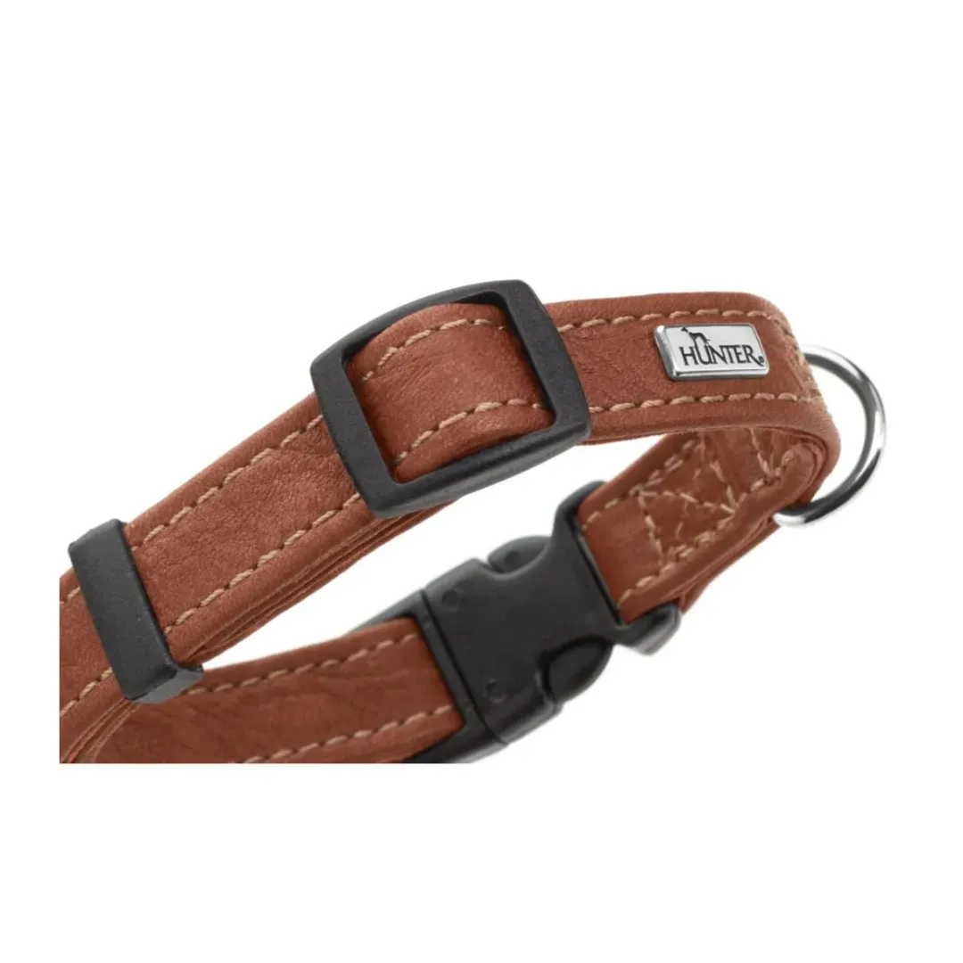 New Canadian UP Halsbånd Cognac S 28-36 Hvalpehalsbånd - Bløde Og Sikre Halsbånd Med Perfekt Pasform Til Din Hvalp|Hundehalsbånd Med Stil - Komfort Og Sikkerhed Til Din Hund