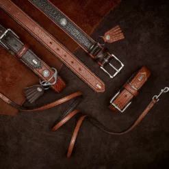 New Cody 40 Cognac Mørkebrun hundehalsbånd - 29-35 cm Hvalpehalsbånd - Bløde Og Sikre Halsbånd Med Perfekt Pasform Til Din Hvalp|Hundehalsbånd Med Stil - Komfort Og Sikkerhed Til Din Hund