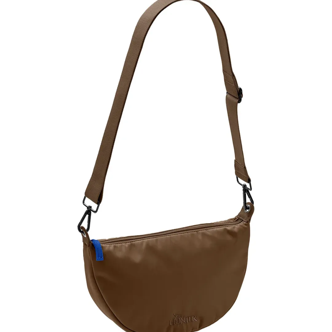 Outlet Crossbody taske Charlotte i brun Hunter Tasker I Læder|Tilbehør Til Hund - Alt Til En Glad Og Tryg Hverdag For Din Bedste Ven