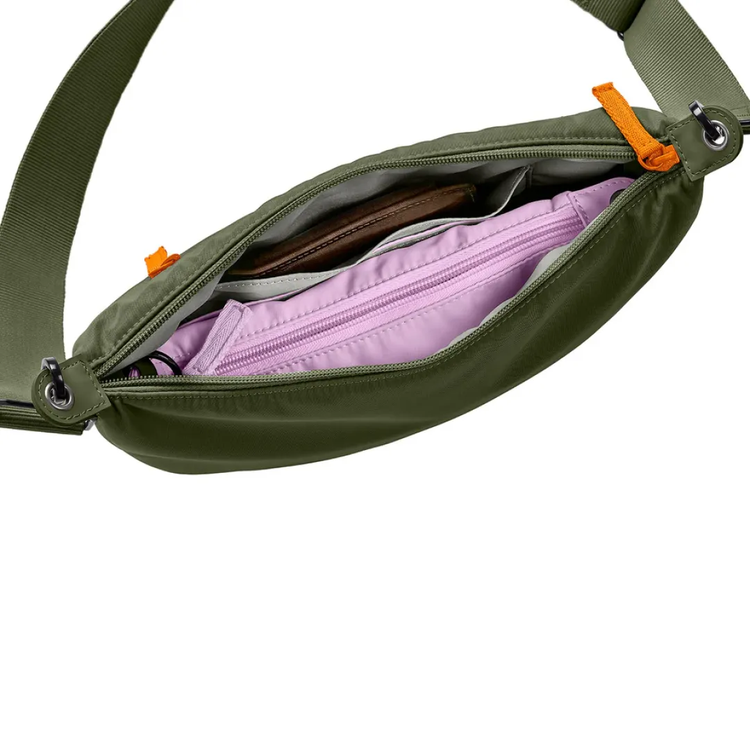 Outlet Crossbody taske Charlotte i grøn Hunter Tasker I Læder|Tilbehør Til Hund - Alt Til En Glad Og Tryg Hverdag For Din Bedste Ven