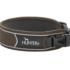 Clearance Divo Hundehalsbånd S 25-35 Brun/Grå - justerbart hundehalsbånd (25-35 cm, B 4 cm) Hvalpehalsbånd - Bløde Og Sikre Halsbånd Med Perfekt Pasform Til Din Hvalp|Hundehalsbånd Med Stil - Komfort Og Sikkerhed Til Din Hund