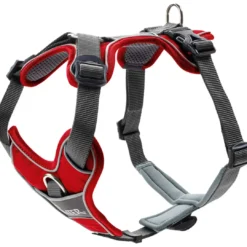 New Divo hundesele XS rød/grå just mave 34-47 cm - Let pasform og tryg kontrol Hvalpeseler - Bløde Justerbare Seler Der Giver Din Hvalp Tryghed Og Støtte På Turen|Hundeseler Til Alle Behov Og Hundestørrelser