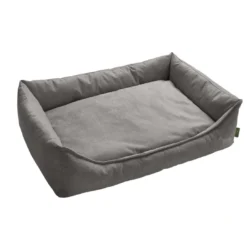 Clearance Eiby hundeseng L 100x70 cm Grå Hundesenge Og Kurve Til Hunde - Bløde Og Komfortable|Sovepladser Til Hvalpe - Hundesenge, Kølemåtter Og Trygge Hvilesteder