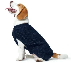 Best Finja pullover strik mørkeblå str. 45 Hundetøj Til Hvalpe - Varme Dækkener Og Sko Til Trygge Gåture|Hundetøj Til Alle Hunde Med Varme Dækkener Og Sko
