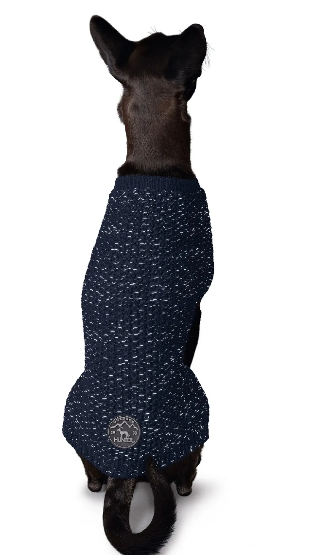 Outlet Finja pullover strik mørkeblå str. 40 Hundetøj Til Hvalpe - Varme Dækkener Og Sko Til Trygge Gåture|Hundetøj Til Alle Hunde Med Varme Dækkener Og Sko